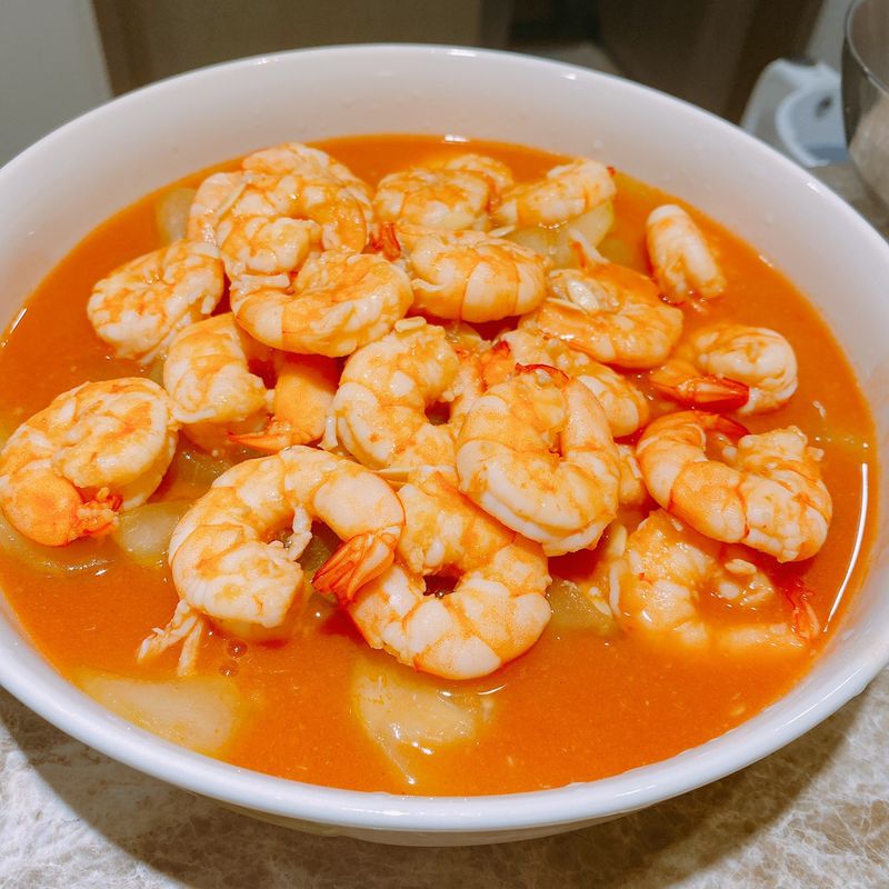 大黃瓜炒蝦仁