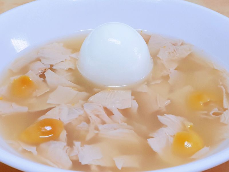 港式點心:腐竹雞蛋糖水