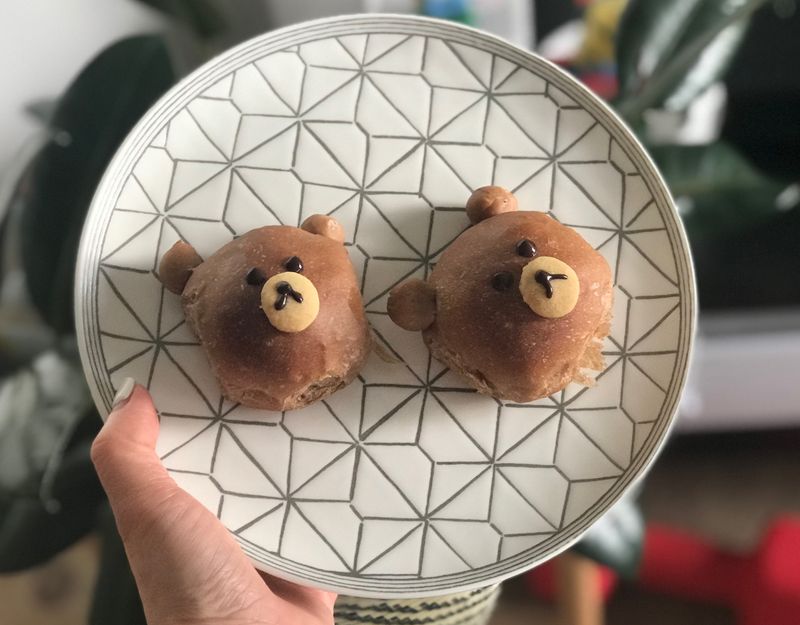 🙋🏻♀️巧克力熊小餐包