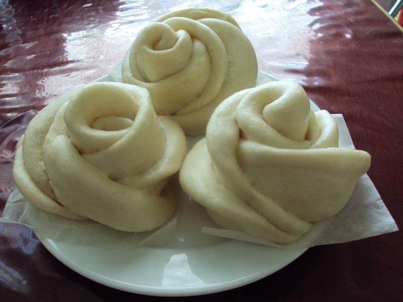 玫瑰花饅頭