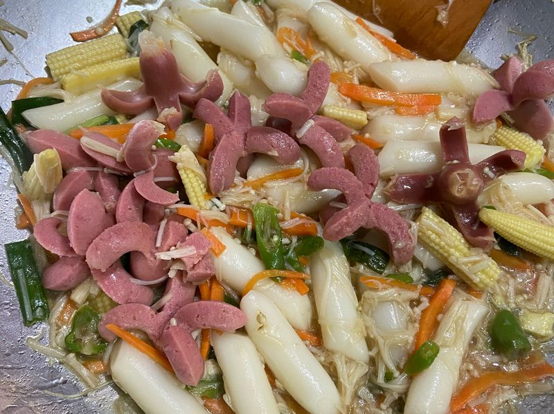 小熱狗蔬菜年糕條