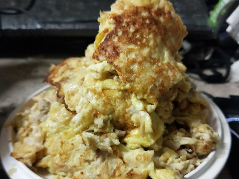 雞胸肉煎蛋
