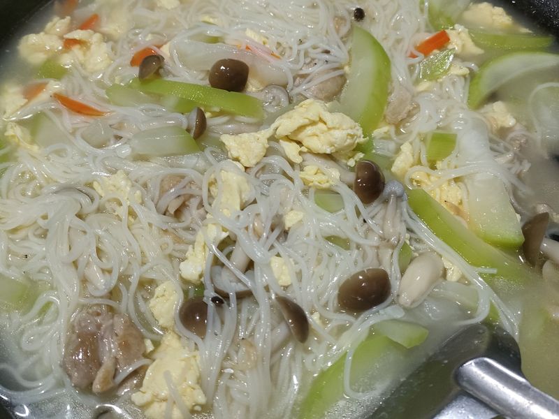 瓠瓜雞丁麵