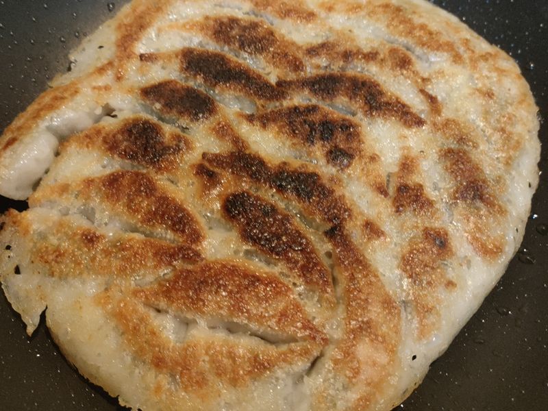 韭菜冰花煎餃