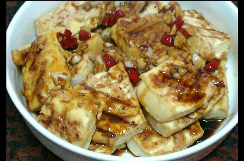 麻油蒜香豆腐