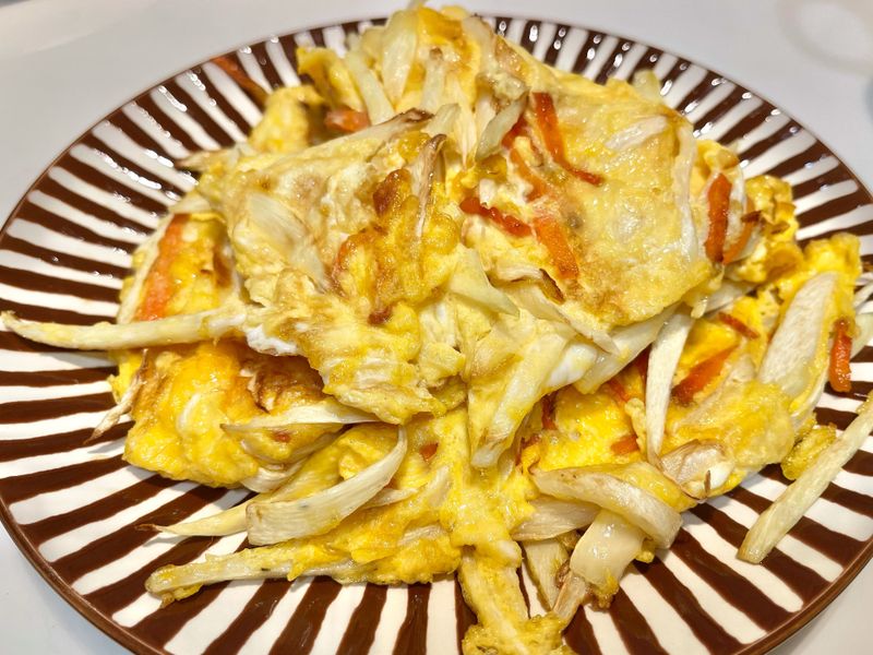 【家常食譜】茭白筍煎蛋
