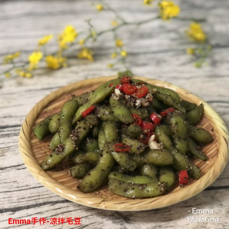 涼拌毛豆