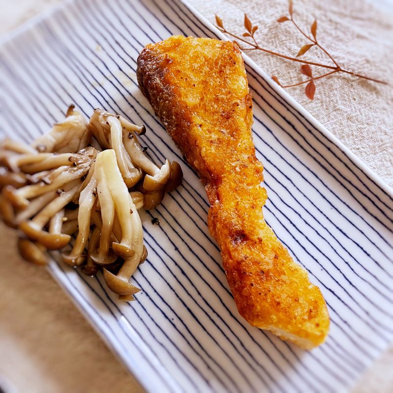 奶油香煎鮭魚