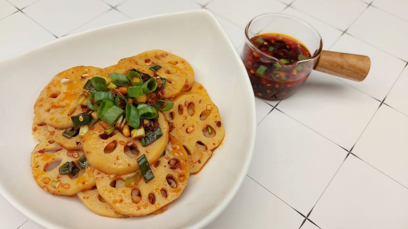 蓮藕五吃之四~醋溜藕片