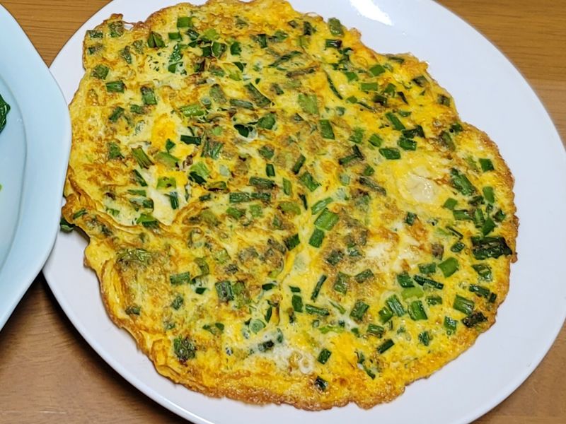 韭菜花煎蛋