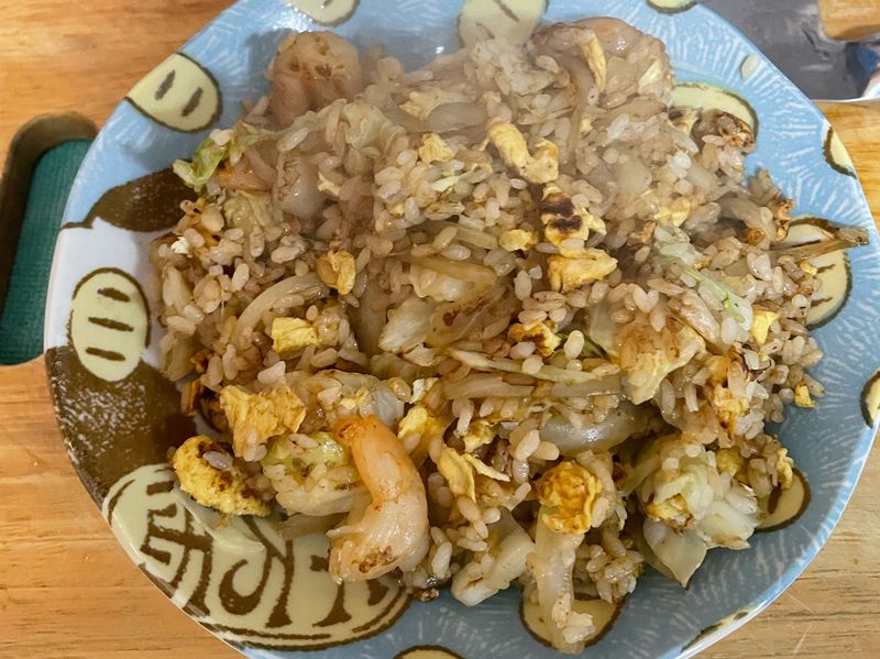 醬油蝦仁炒飯