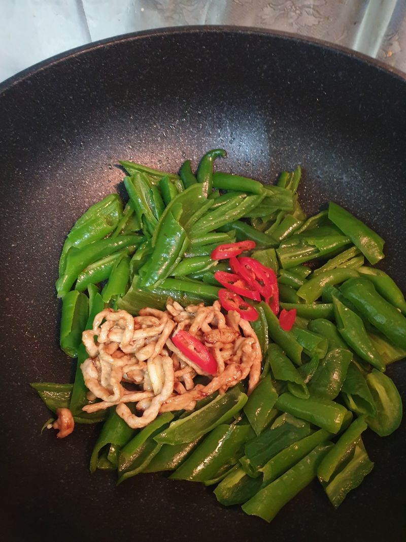 青椒炒肉絲