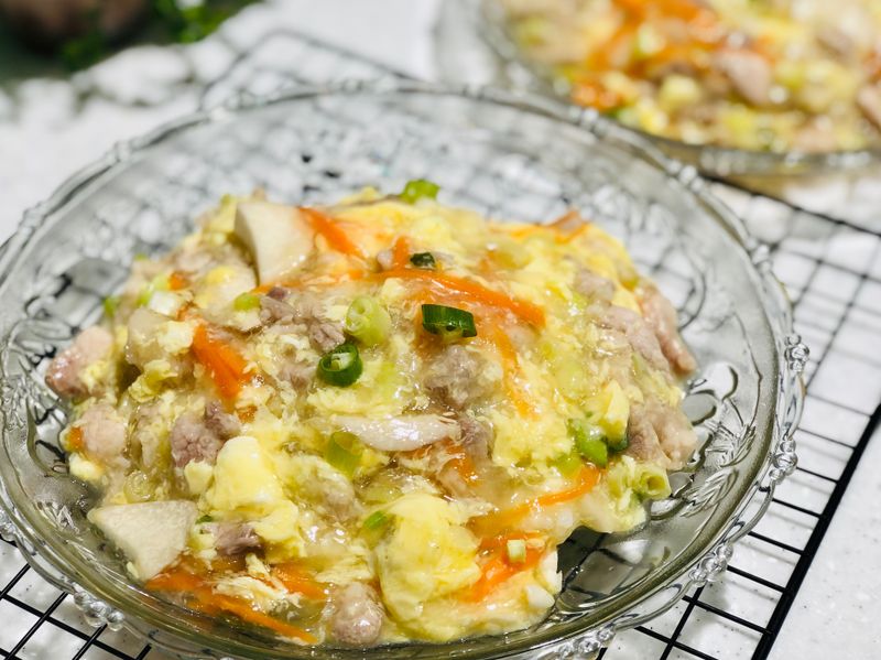 滑蛋豬肉燴飯