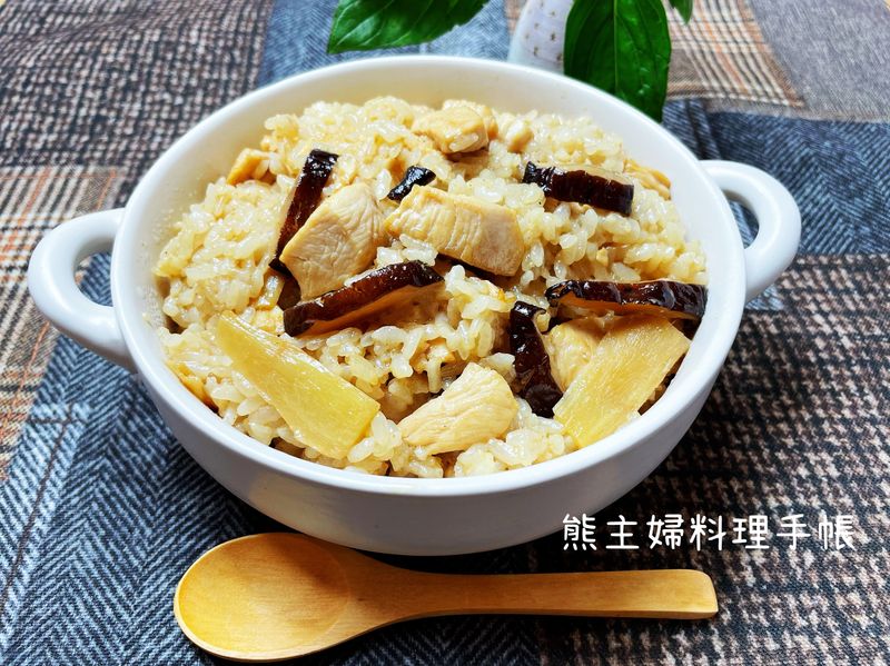 麻油香菇雞飯(簡單/快速)