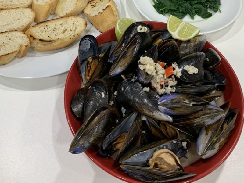 白酒蒜香淡菜