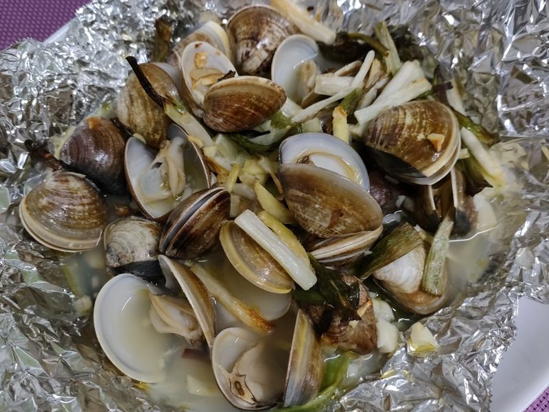 氣炸奶油香蒜蛤蜊