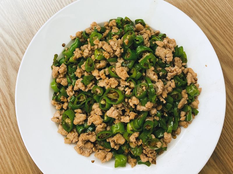 青龍炒肉末