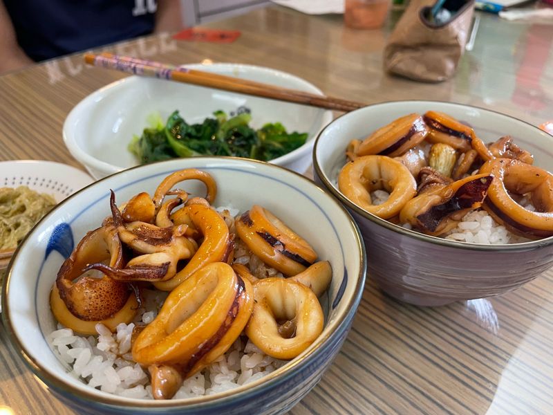 奶油中卷丼飯