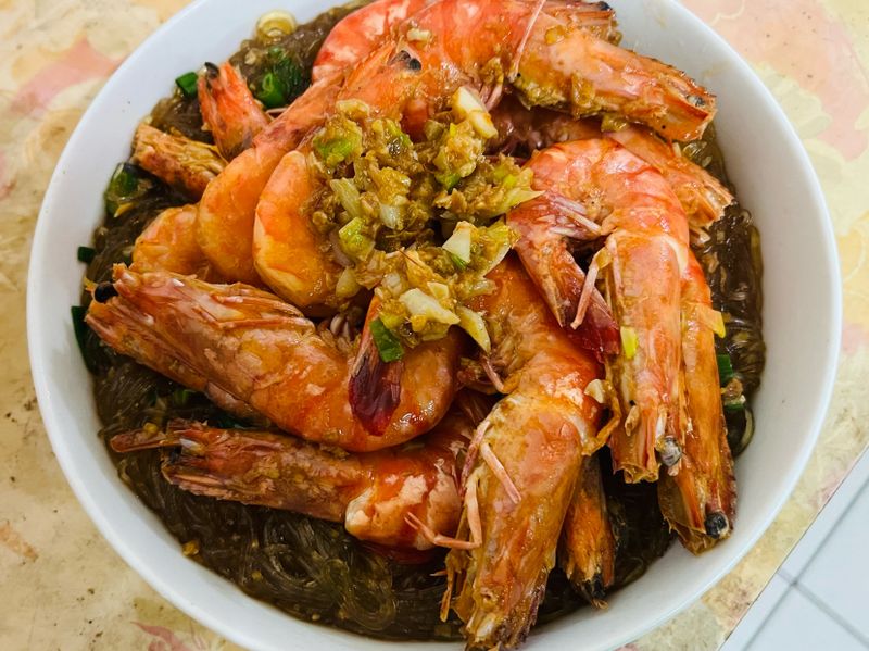 避風塘鮮蝦粉絲