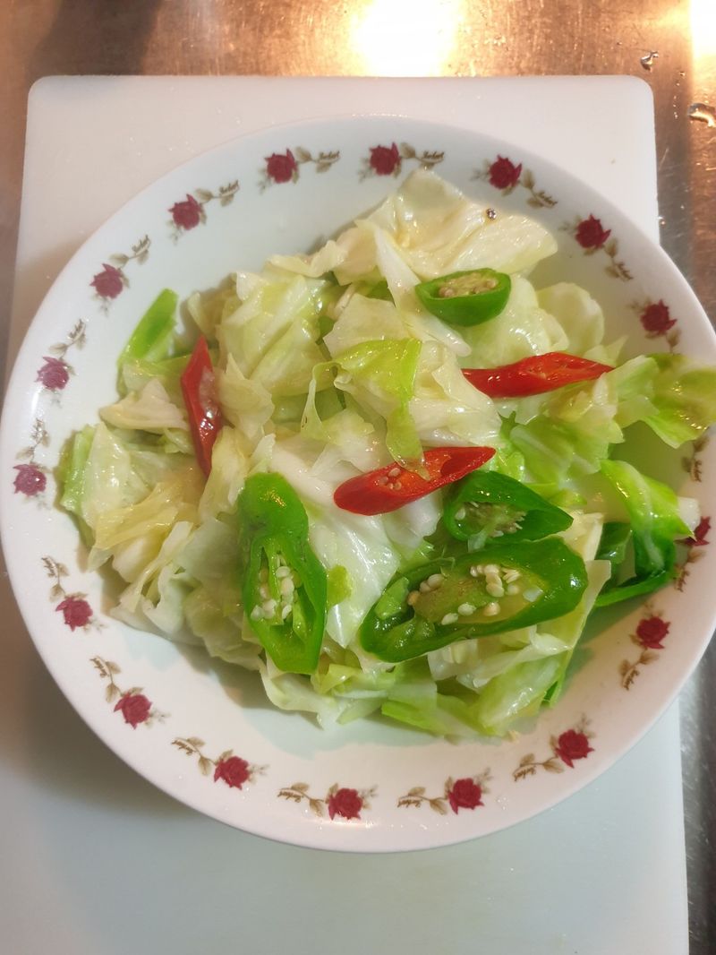 青椒高麗菜