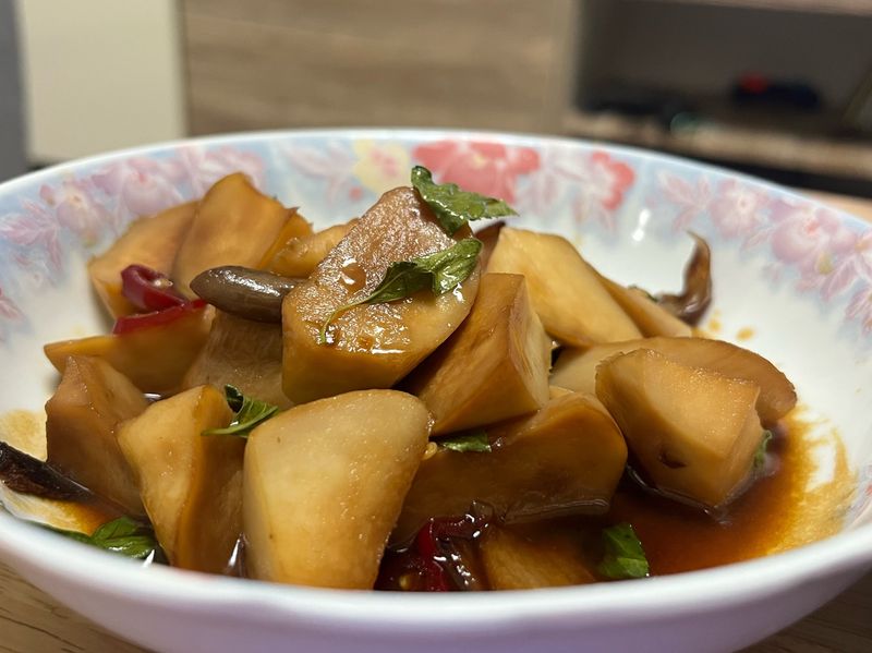 三杯杏鮑菇