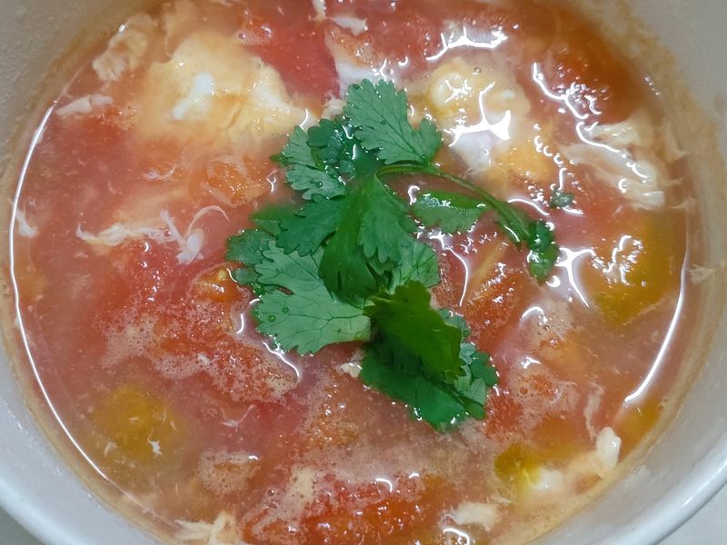 兩食材做營養番茄蛋花湯