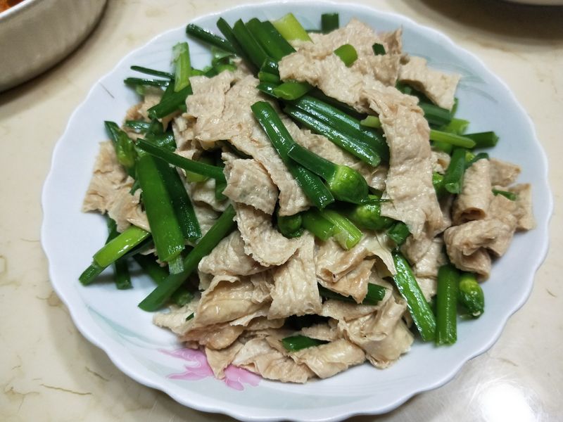 豆皮韭菜花