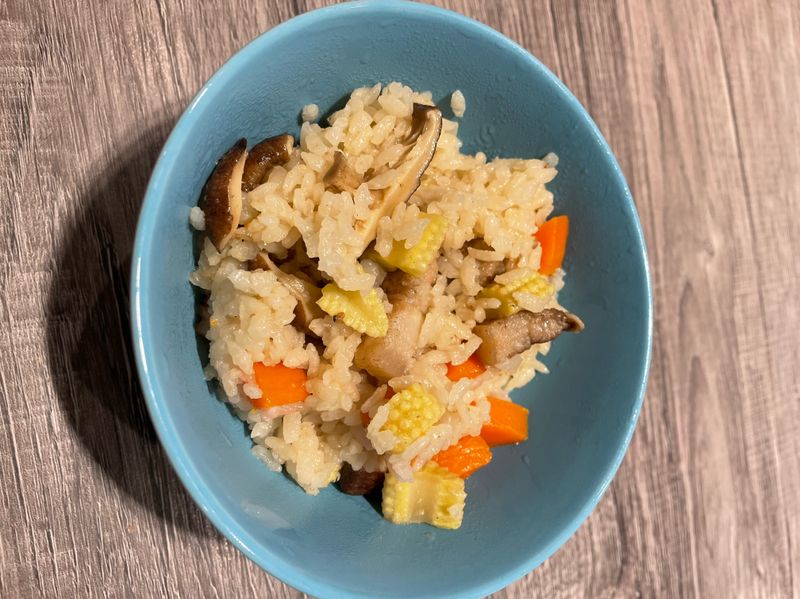 鹹豬肉蔬食坎飯
