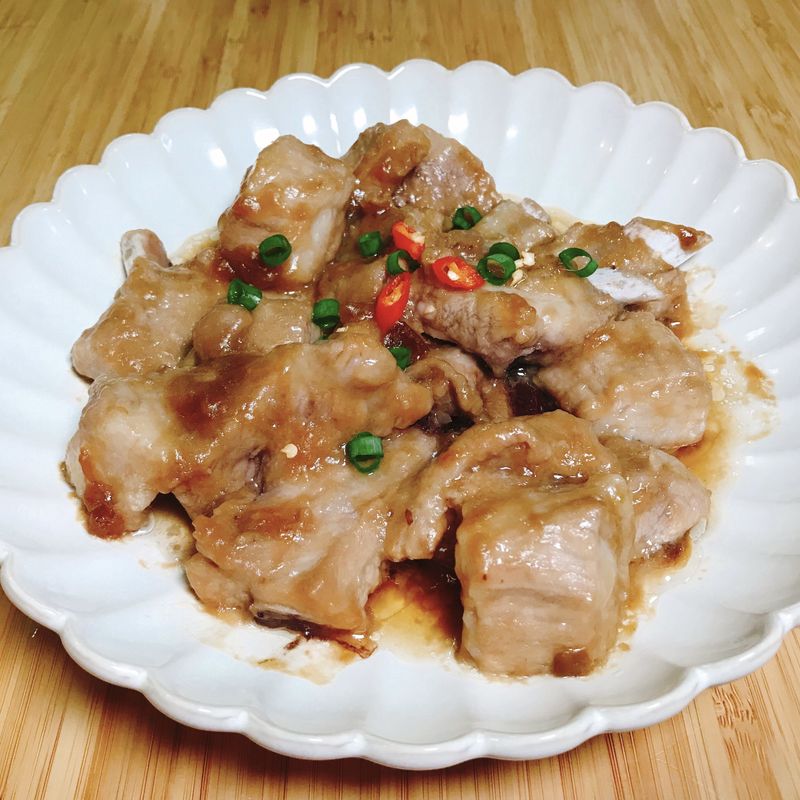 酸梅蒸排骨