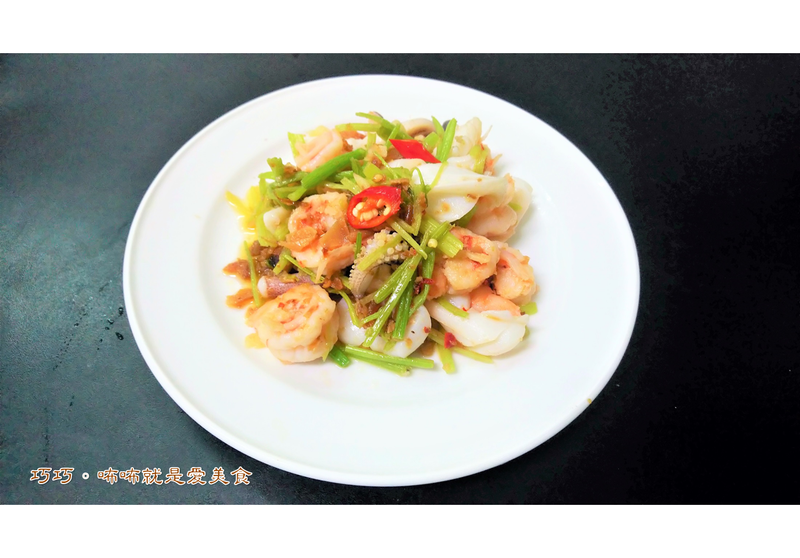 XO醬炒雙鮮