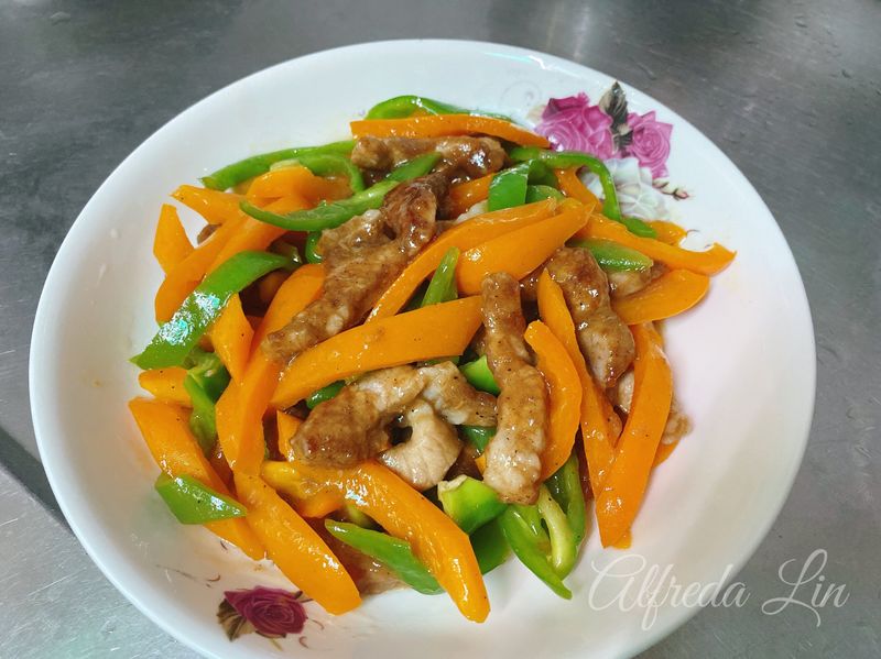 肉絲彩椒