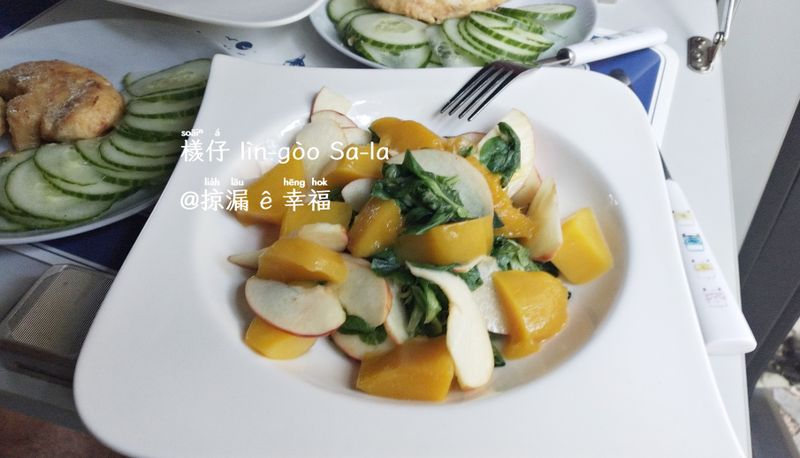 車日子 | 露營食食：檨仔林檎生菜盤