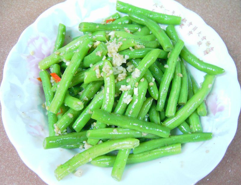 蒜末四季豆(敏豆)