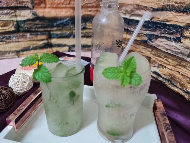薄荷氣泡飲