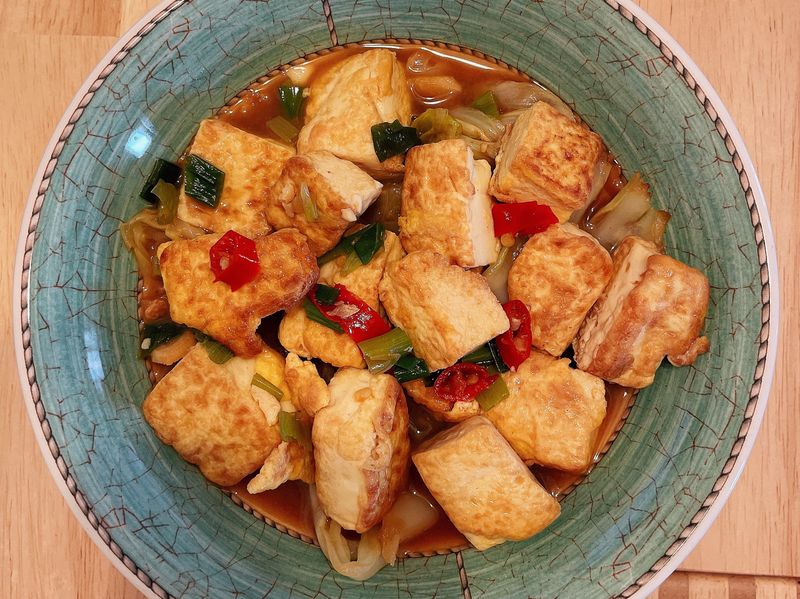 白菜豆腐煲