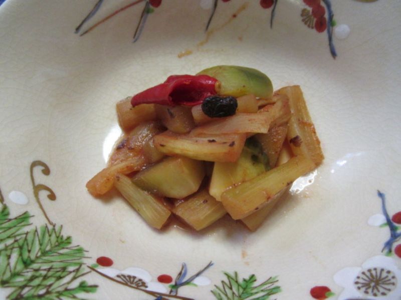 豆豉蕃茄芋莖