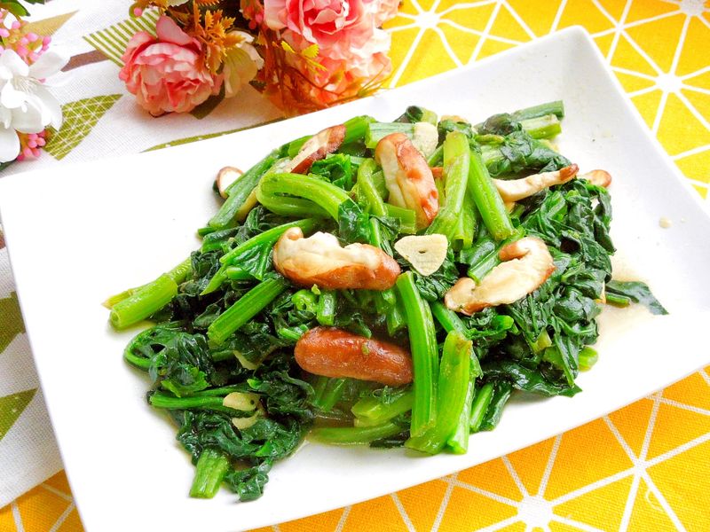 蒜香炒菠菜