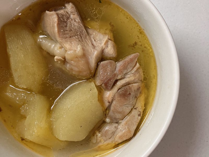 蘋果雞湯