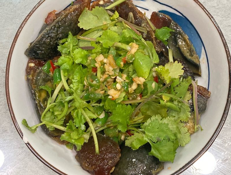 煎皮蛋