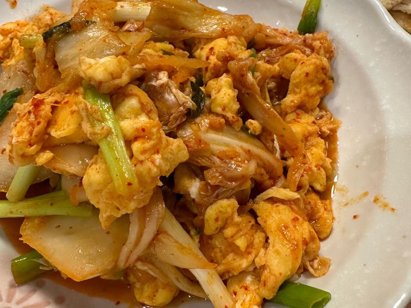 泡菜炒蛋