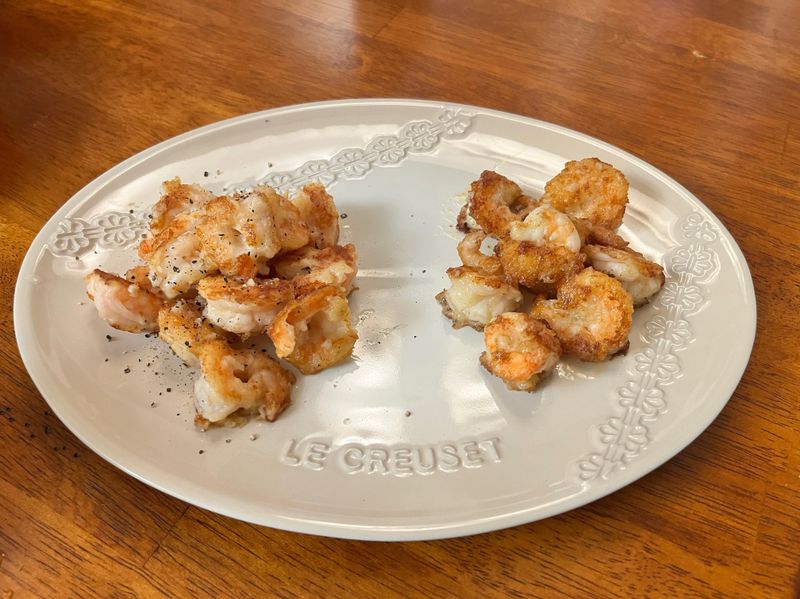 胡椒+奶油蝦仁