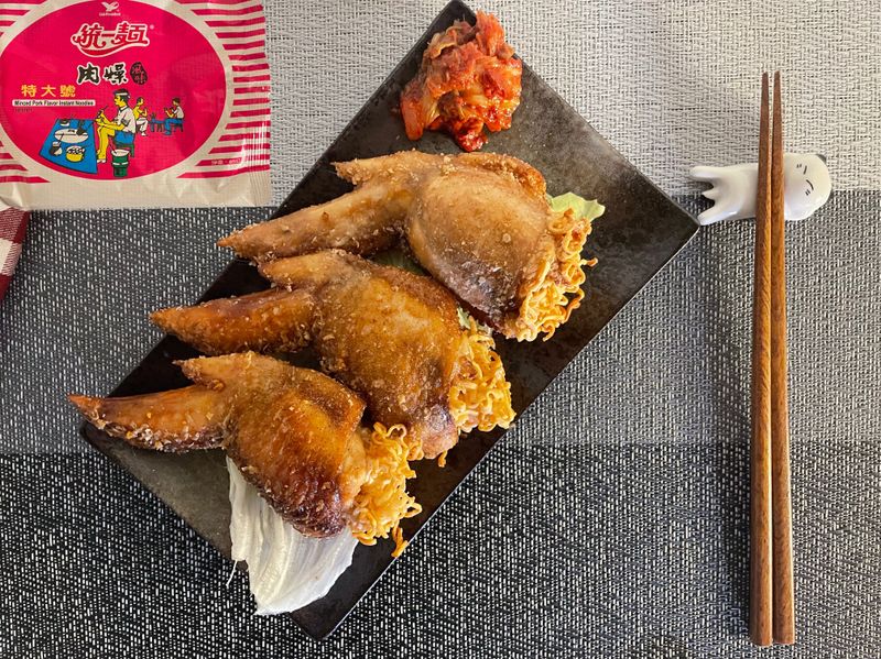 肉燥雞翅包麵