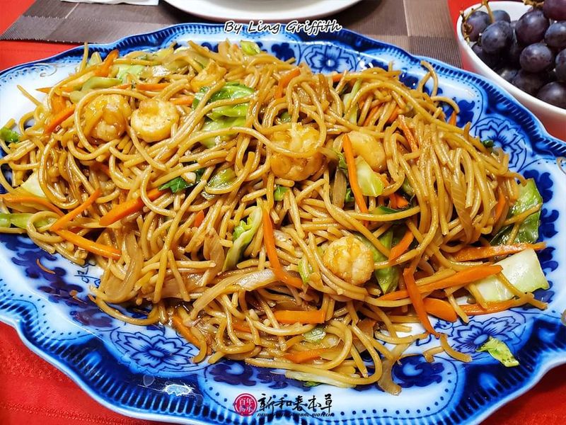 蝦仁炒麵