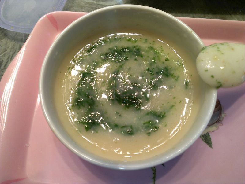 品靚上菜-寶寶副食品-地瓜菠菜粥(胡蘿蔔菠菜粥)