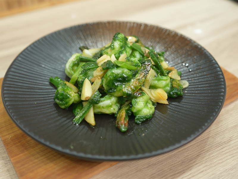 老婆待產好料理の翡翠蝦仁|美食|料理