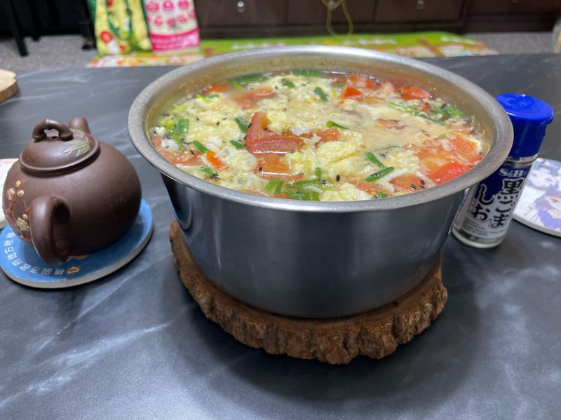 蕃茄蛋花湯