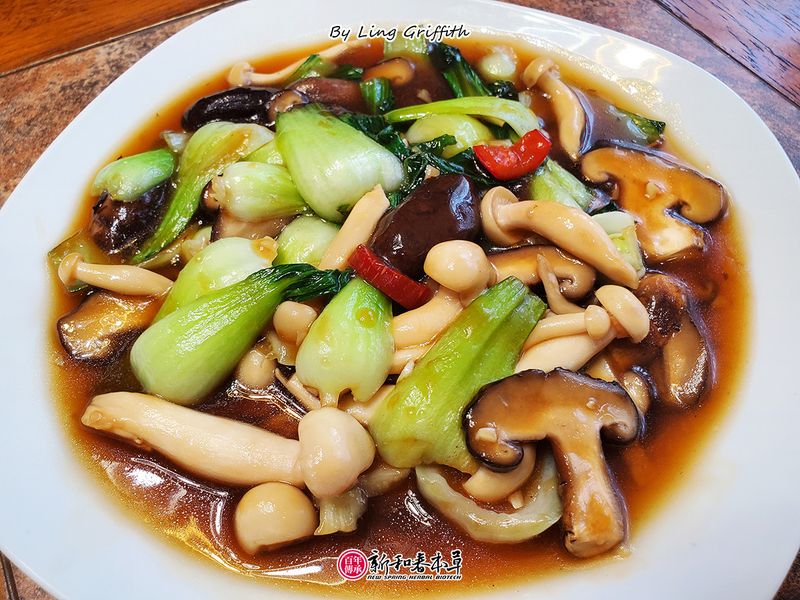 鮮菇青江菜