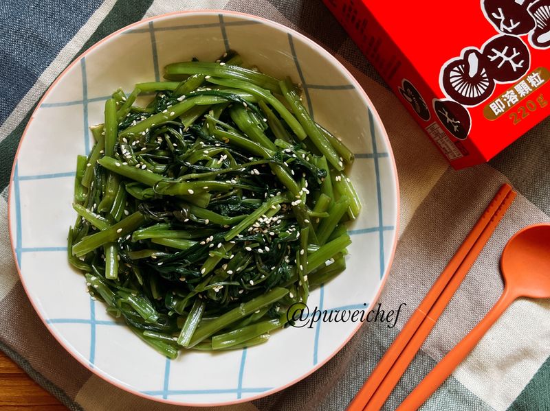 芝麻空心菜