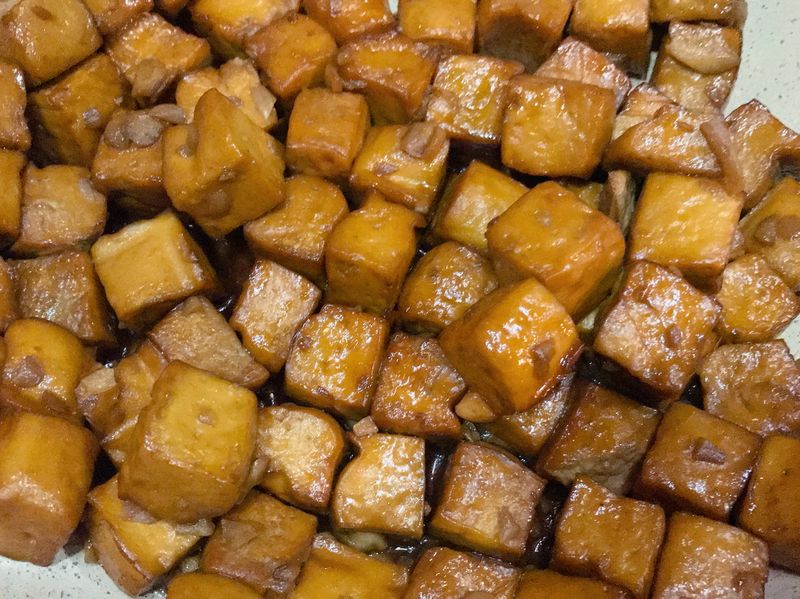 蒜味醬燒豆乾