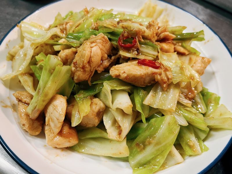 沙茶爆雞丁